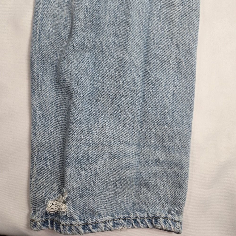 Abercrombie & Fitch Langdon Skinny Jeans Ripped Distressed Lt Wash‎ 30x32 Thrash - Picture 14 of 15